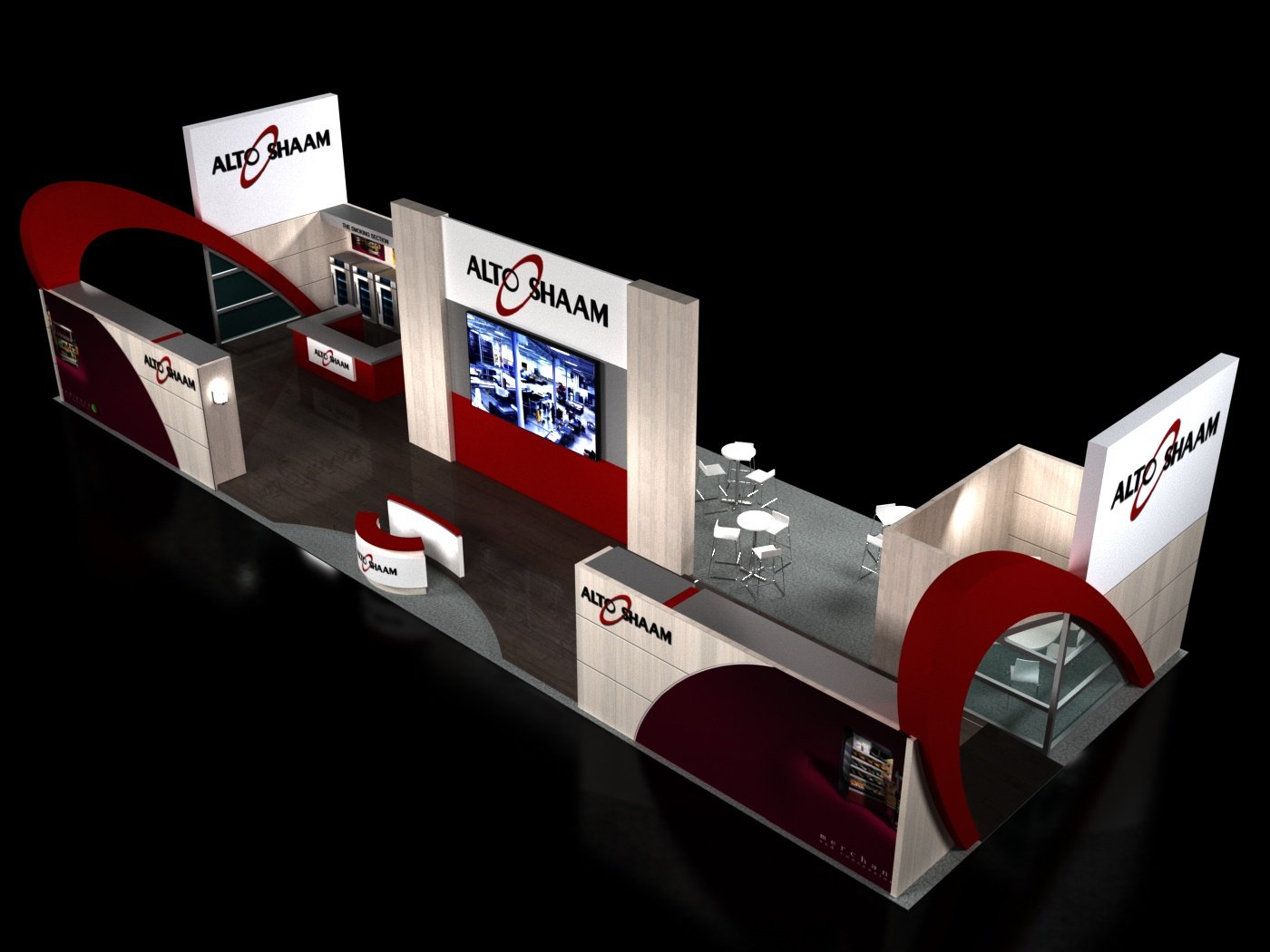 large trade show booth