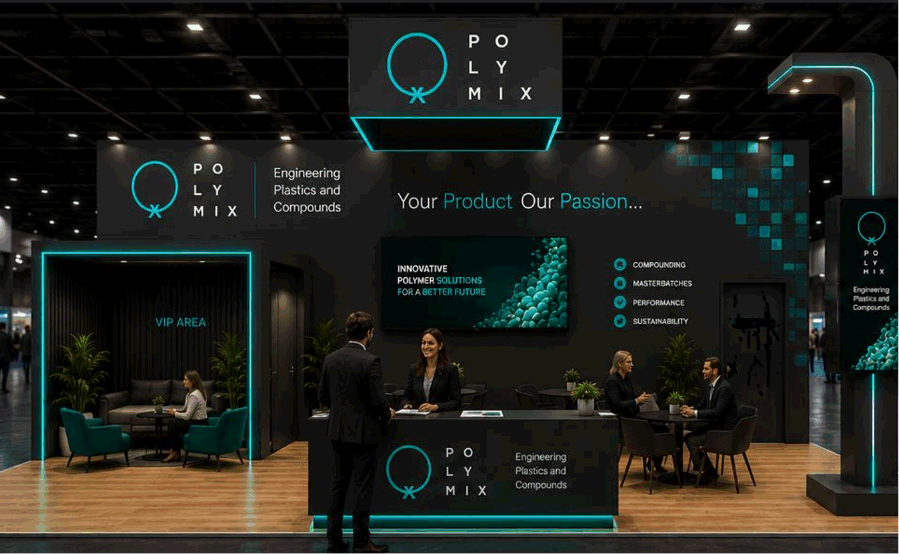 Custom exhibition stand design for EnergyDecentral Hanover
