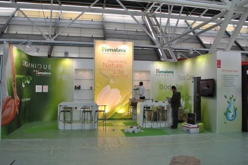 Exhibition stand in cosmoprof bologna