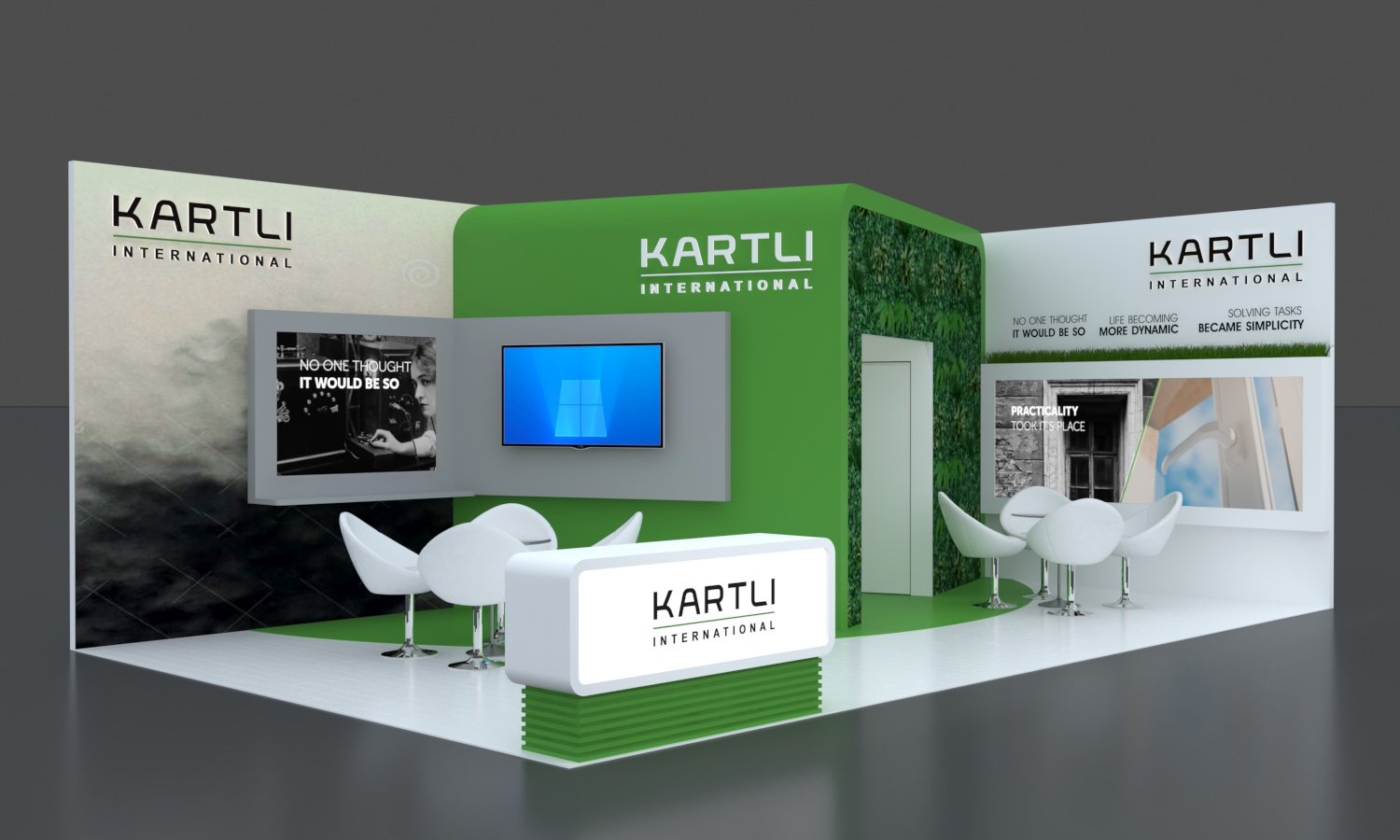 Custom exhibition stand design by Activteam