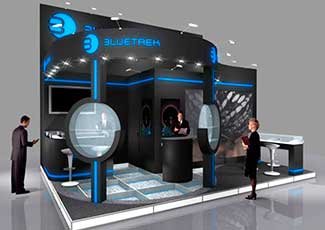 Activteam exhibition stand at Caravan Salon Düsseldorf