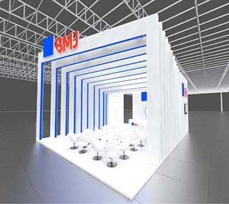 BMJ exhibition stand design for InterTabac by Activteam