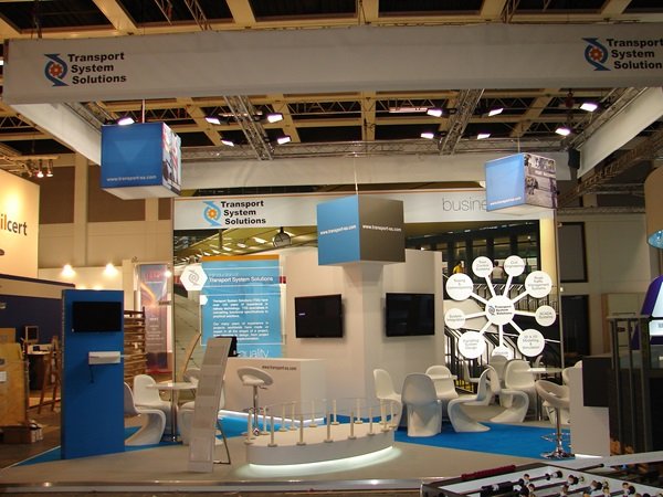 Exhibition stand project for the railway and transport technology sector