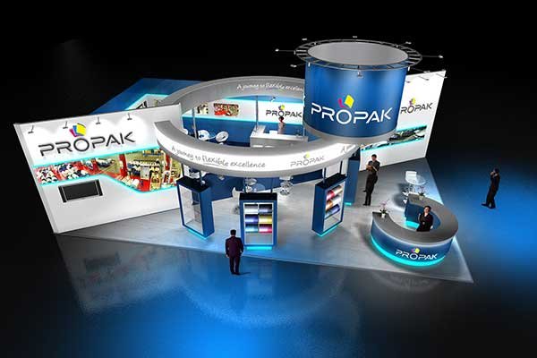 Custom exhibition stand design by Activteam