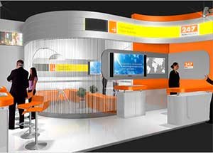 Custom exhibition stand design by Activteam