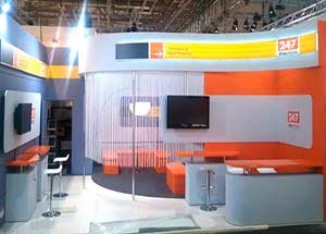 Custom stand built at dmexco