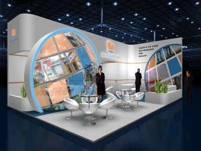 Custom exhibition stand design from Activteam's project portfolio