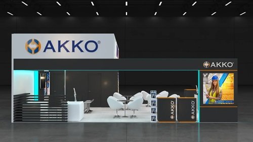 Custom exhibition stand design for AMB Stuttgart by Activteam