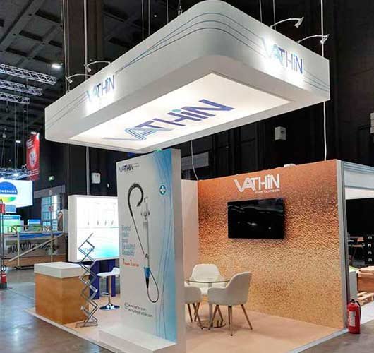 Custom exhibition stand design by Activteam